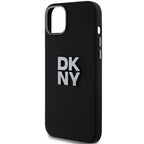 DKNY silikoninis dėklas iPhone 15/14/13 – juodas