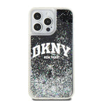 DKNY Liquid Glitter dėklas iPhone 15 Pro Max – juodas