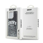 DKNY Liquid Glitter dėklas iPhone 15 Pro Max – juodas