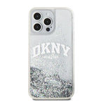 DKNY blizgus dėklas iPhone 15 Pro Max – baltas