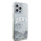 DKNY blizgus dėklas iPhone 15 Pro Max – baltas