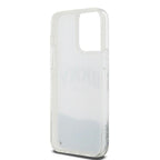 DKNY blizgus dėklas iPhone 15 Pro Max – baltas
