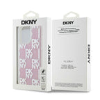 DKNY Liquid Glitter Multilogo dėklas iPhone 15 Pro Max – rožinis
