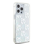 DKNY Liquid Glitter Multilogo dėklas iPhone 15 Pro Max – rožinis