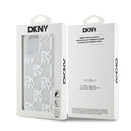 DKNY Liquid Glitter Multilogo dėklas iPhone 15 Pro Max – rožinis