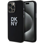 DKNY silikoninis dėklas iPhone 15 Pro Max – juodas -- iPhone 15 Pro Max