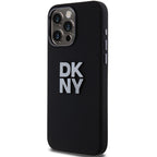 DKNY silikoninis dėklas iPhone 15 Pro Max – juodas -- iPhone 15 Pro Max