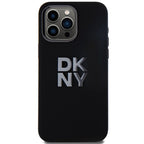 DKNY silikoninis dėklas iPhone 15 Pro Max – juodas -- iPhone 15 Pro Max