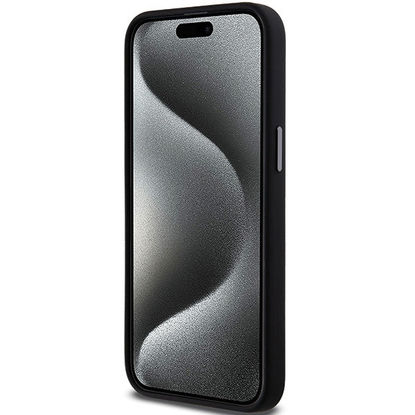 DKNY silikoninis dėklas iPhone 15 Pro Max – juodas -- iPhone 15 Pro Max