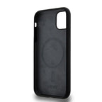 DKNY MagSafe silikoninis dėklas iPhone 11/XR – juodas -- iPhone 11
