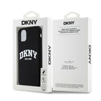 DKNY MagSafe silikoninis dėklas iPhone 11/XR – juodas -- iPhone 11