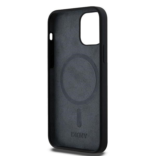 DKNY MagSafe dėklas iPhone 12/12 Pro – juodas -- iPhone 12