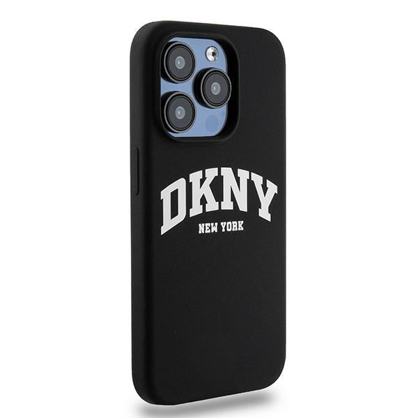 DKNY Liquid Silicone MagSafe dėklas iPhone 13/13 Pro – juodas -- iPhone 13 Pro