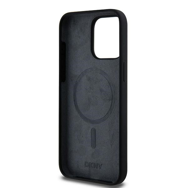 DKNY MagSafe dėklas iPhone 13 Pro Max – juodas