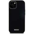 DKNY MagSafe silikoninis dėklas iPhone 14/15/13 – juodas
