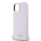 DKNY silikoninis MagSafe dėklas iPhone 14 – rožinis