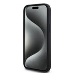 DKNY MagSafe silikoninis dėklas iPhone 14/15/13 – juodas
