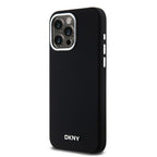 DKNY silikoninis MagSafe dėklas iPhone 14 Pro Max – juodas
