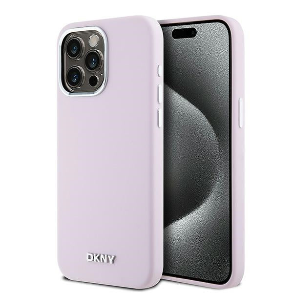 DKNY MagSafe dėklas iPhone 14 Pro Max – rožinis