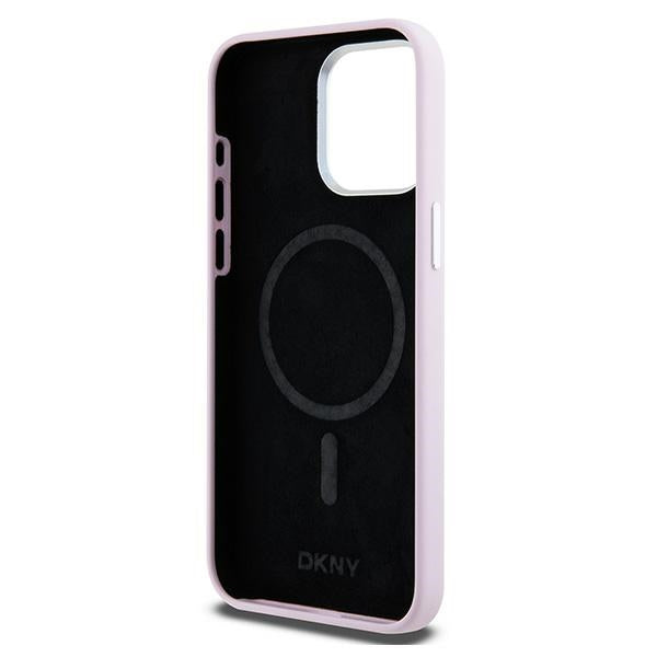 DKNY MagSafe dėklas iPhone 14 Pro Max – rožinis