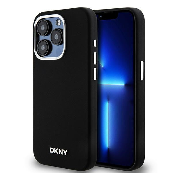 DKNY MagSafe dėklas iPhone 15 Pro – juodas