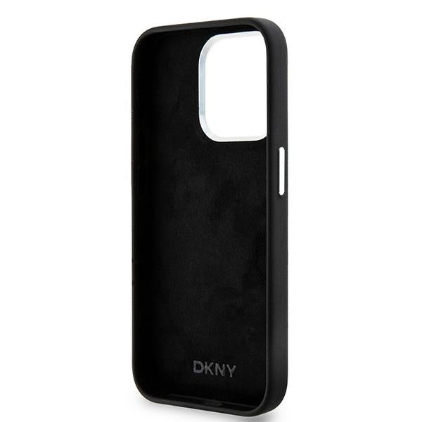 DKNY MagSafe dėklas iPhone 15 Pro – juodas