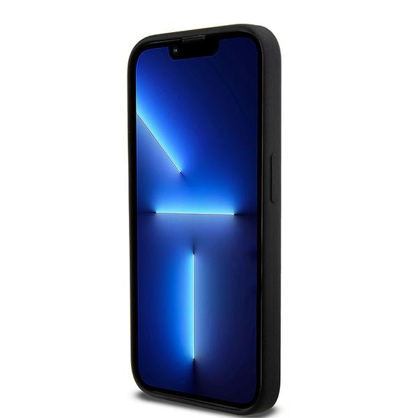 DKNY silikoninis MagSafe dėklas iPhone 15 Pro – juodas -- iPhone 15 Pro