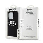 DKNY silikoninis MagSafe dėklas iPhone 15 Pro – juodas -- iPhone 15 Pro
