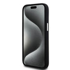 DKNY MagSafe silikoninis dėklas iPhone 15/14/13 – juodas