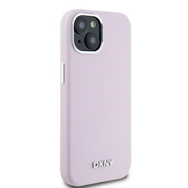 DKNY MagSafe dėklas iPhone 15/14/13 – rožinis