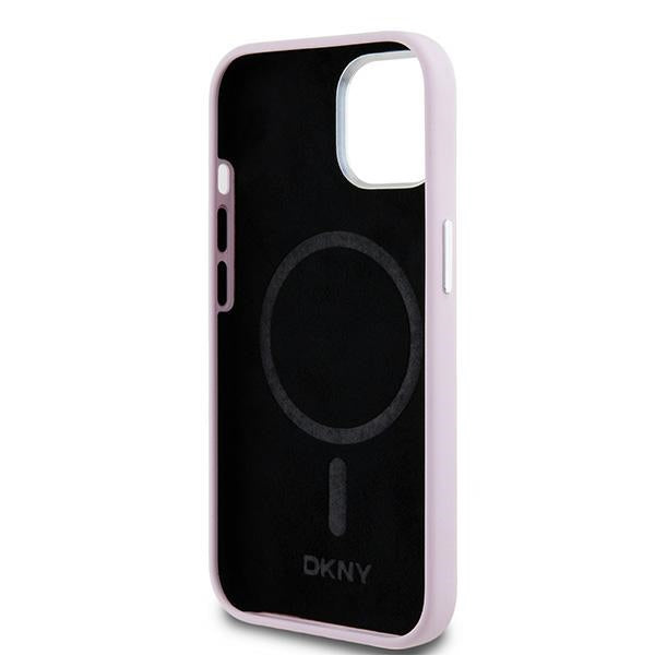 DKNY MagSafe dėklas iPhone 15/14/13 – rožinis