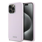 DKNY MagSafe silikoninis dėklas iPhone 15 Pro Max – rožinis