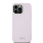 DKNY MagSafe silikoninis dėklas iPhone 15 Pro Max – rožinis