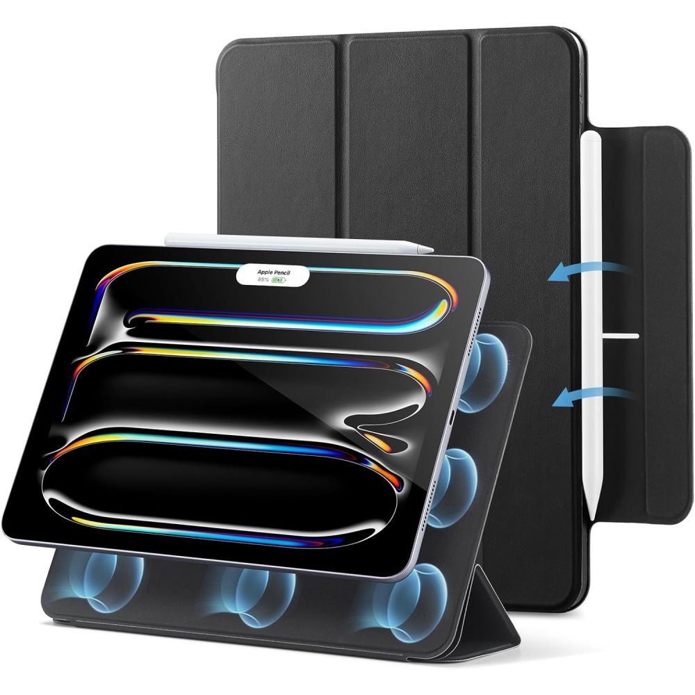 ESR Atšokantis magnetinis dėklas, skirtas iPad Pro 13'' 2024 - juoda