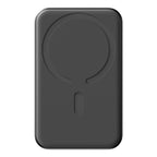 Joyroom Išorinė baterija JR-W020 Mini 5000mAh USB-A USB-C indukcinė 20W - juoda + USB-C / USB-C laidas