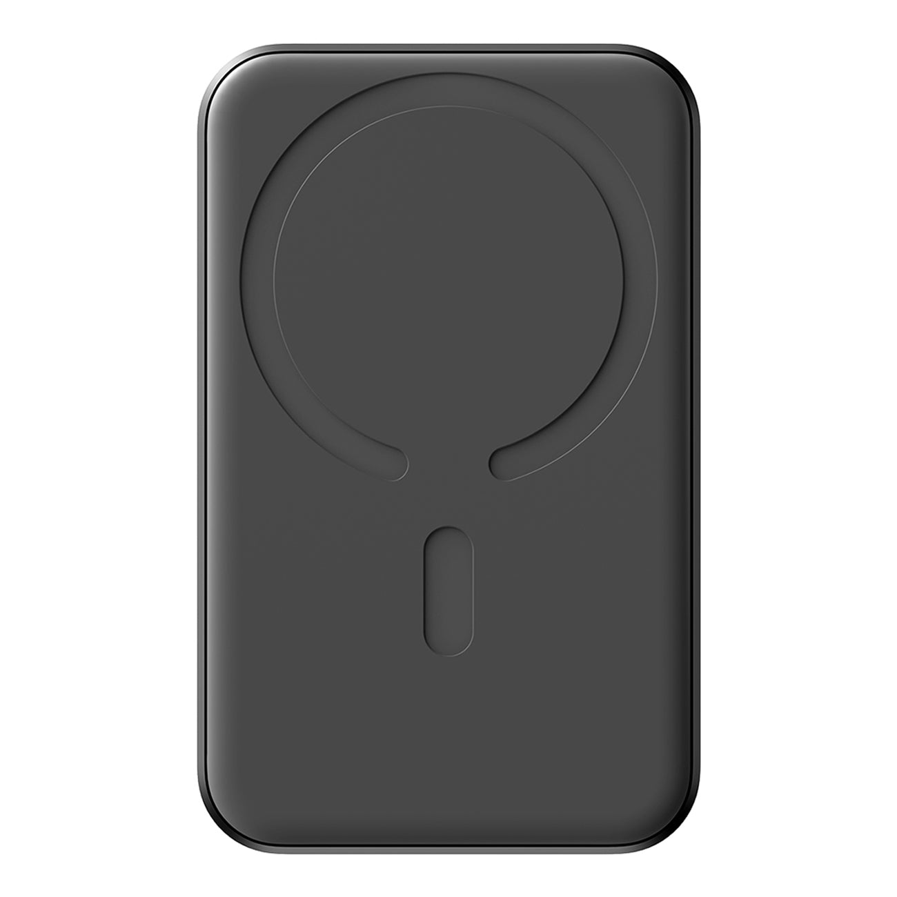 Joyroom Išorinė baterija JR-W020 Mini 5000mAh USB-A USB-C indukcinė 20W - juoda + USB-C / USB-C laidas