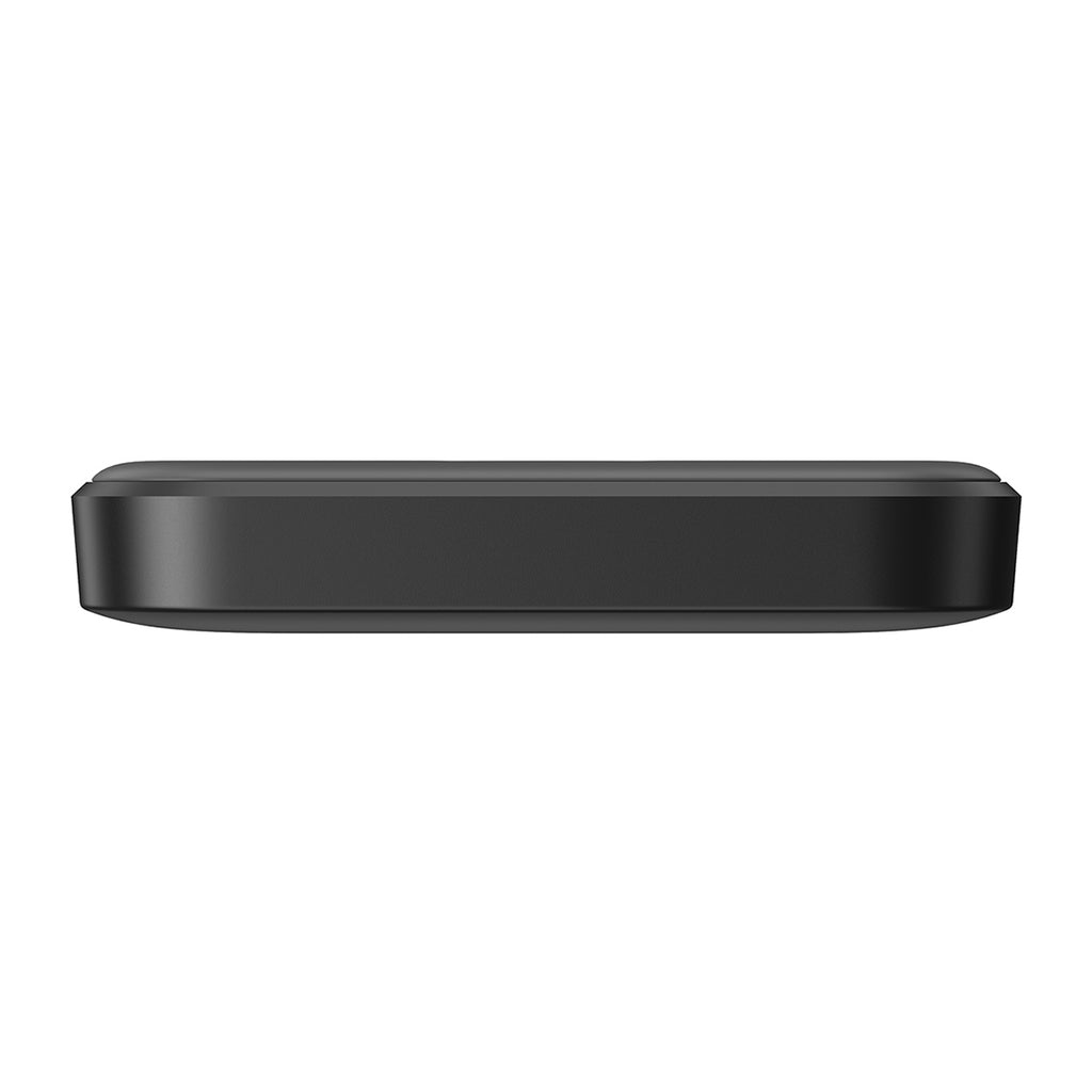 Joyroom Išorinė baterija JR-W020 Mini 5000mAh USB-A USB-C indukcinė 20W - juoda + USB-C / USB-C laidas