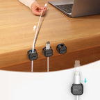 Joyroom JR-ZS368 magnetinis kabelių organizatorius - juodas (6 vnt.) -- Uncategorized