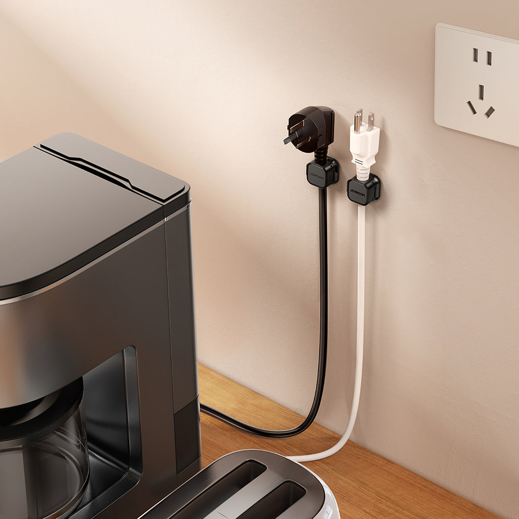 Joyroom JR-ZS368 magnetinis kabelių organizatorius - juodas (6 vnt.) -- Uncategorized