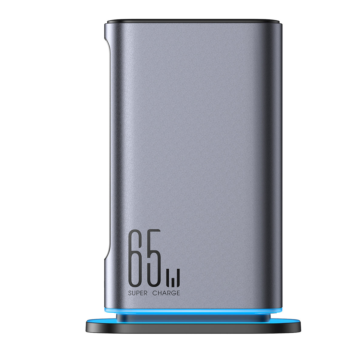 Joyroom JR-TCM02 Multiport GaN įkroviklis 65W EU 4x USB-C 2x USB-A - tamsiai pilkas