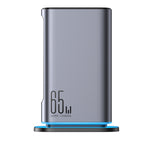 Joyroom JR-TCM02 Multiport GaN įkroviklis 65W EU 4x USB-C 2x USB-A - tamsiai pilkas