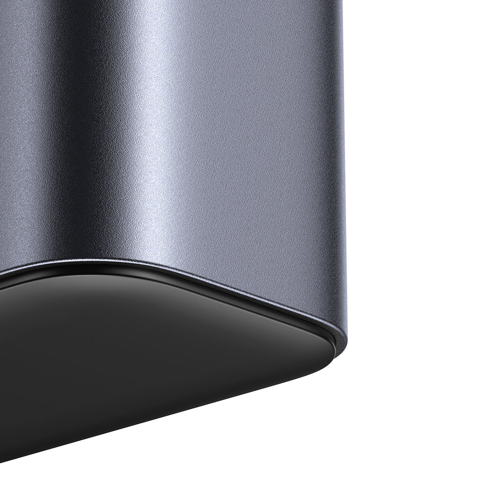 Joyroom JR-TCM02 Multiport GaN įkroviklis 65W EU 4x USB-C 2x USB-A - tamsiai pilkas