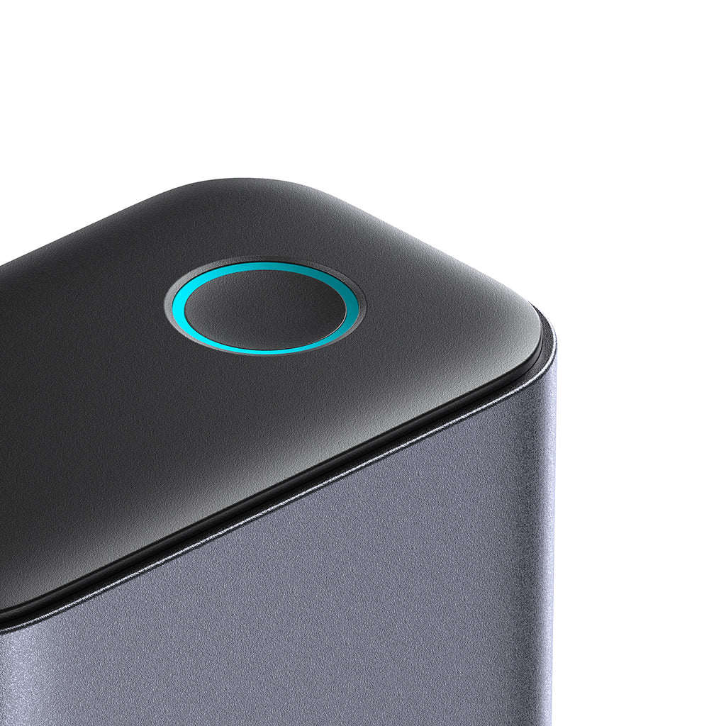 Joyroom JR-TCM02 Multiport GaN įkroviklis 65W EU 4x USB-C 2x USB-A - tamsiai pilkas