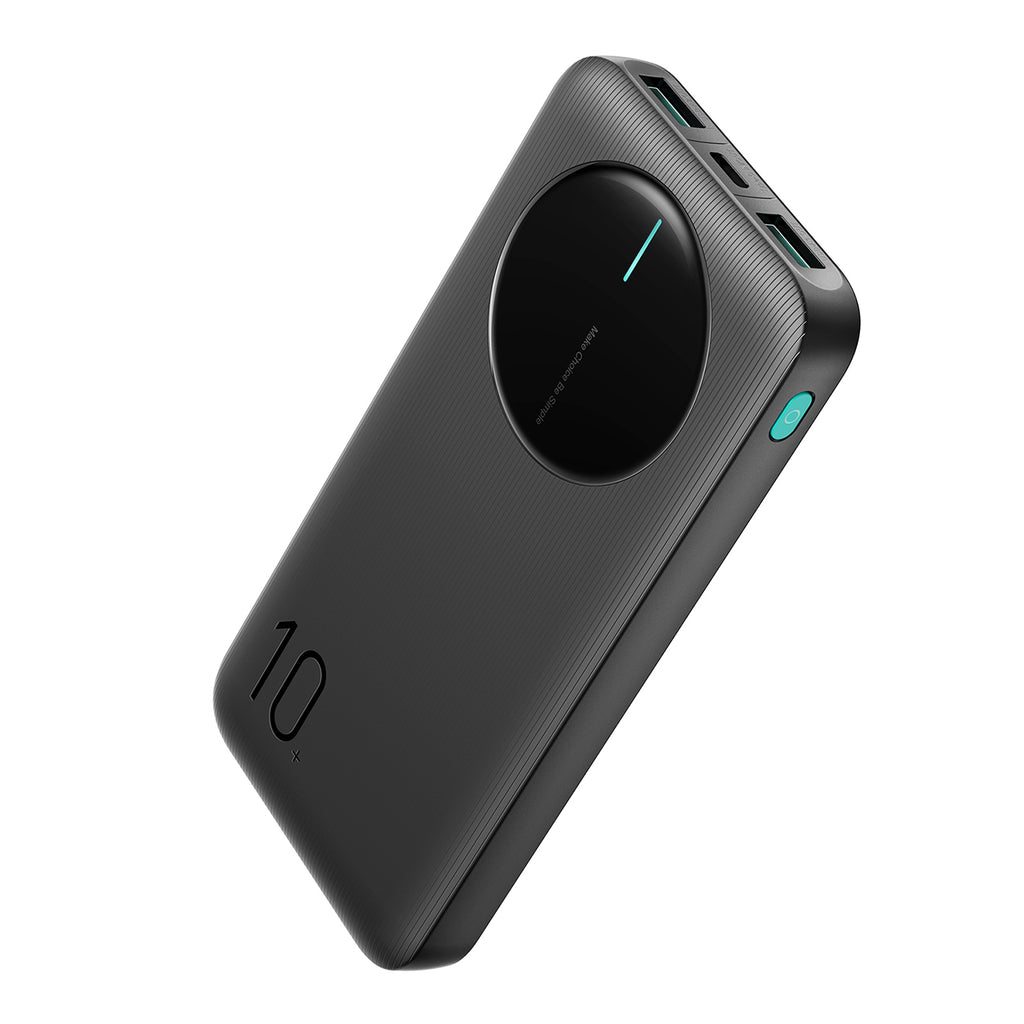 Joyroom Išorinė baterija JR-PBF12 10000mAh 2.4A 2x USB-A 1x USB-C - juoda