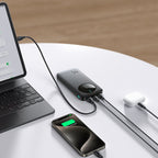 Joyroom Išorinė baterija JR-PBF12 10000mAh 2.4A 2x USB-A 1x USB-C - juoda
