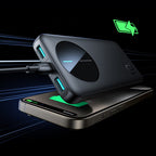 Joyroom Išorinė baterija JR-PBF12 10000mAh 2.4A 2x USB-A 1x USB-C - juoda