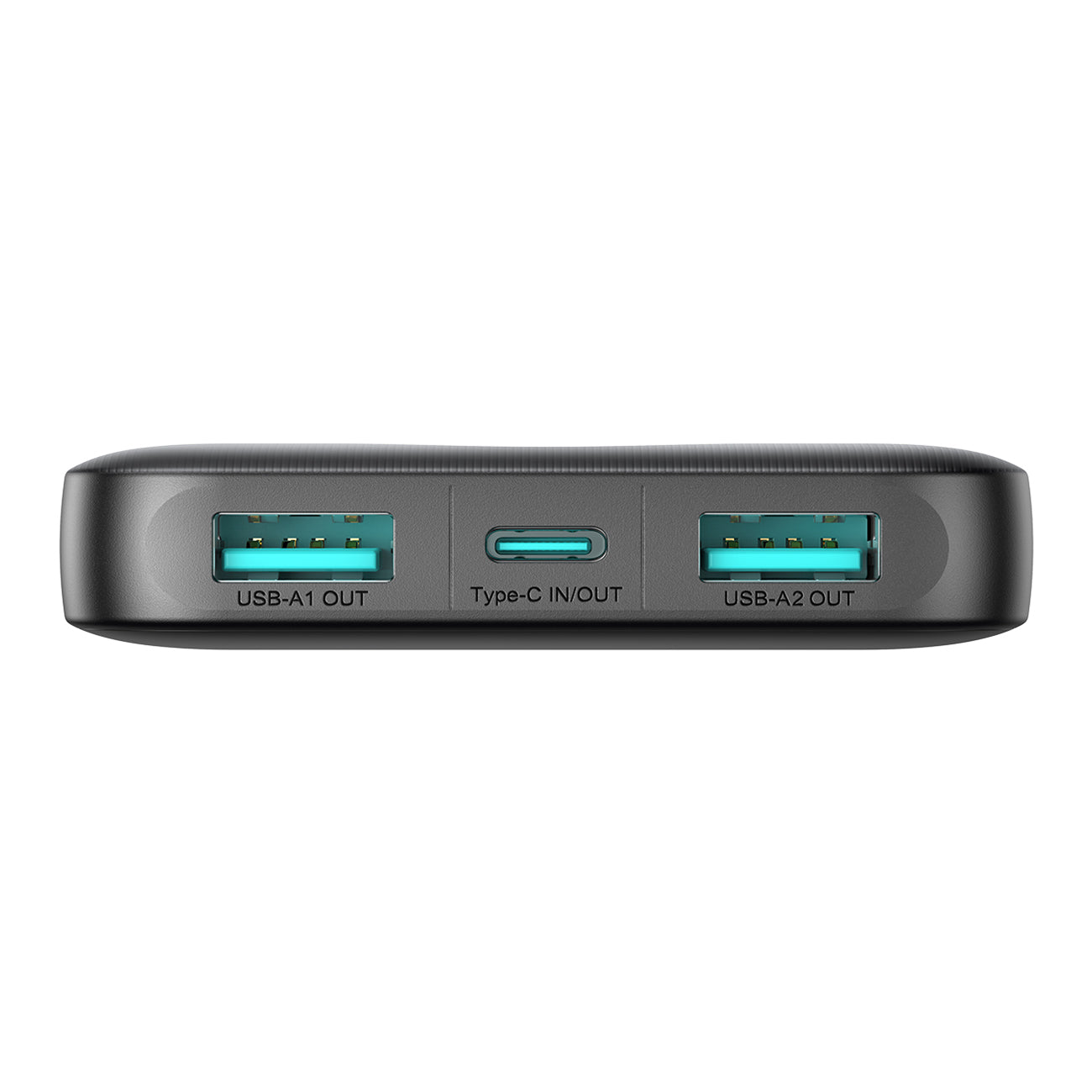 Joyroom Išorinė baterija JR-PBF12 10000mAh 2.4A 2x USB-A 1x USB-C - juoda
