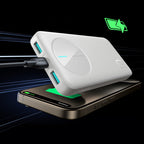 Joyroom Išorinė baterija JR-PBF12 10000mAh 2.4A 2x USB-A 1x USB-C - balta