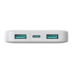 Joyroom Išorinė baterija JR-PBF12 10000mAh 2.4A 2x USB-A 1x USB-C - balta