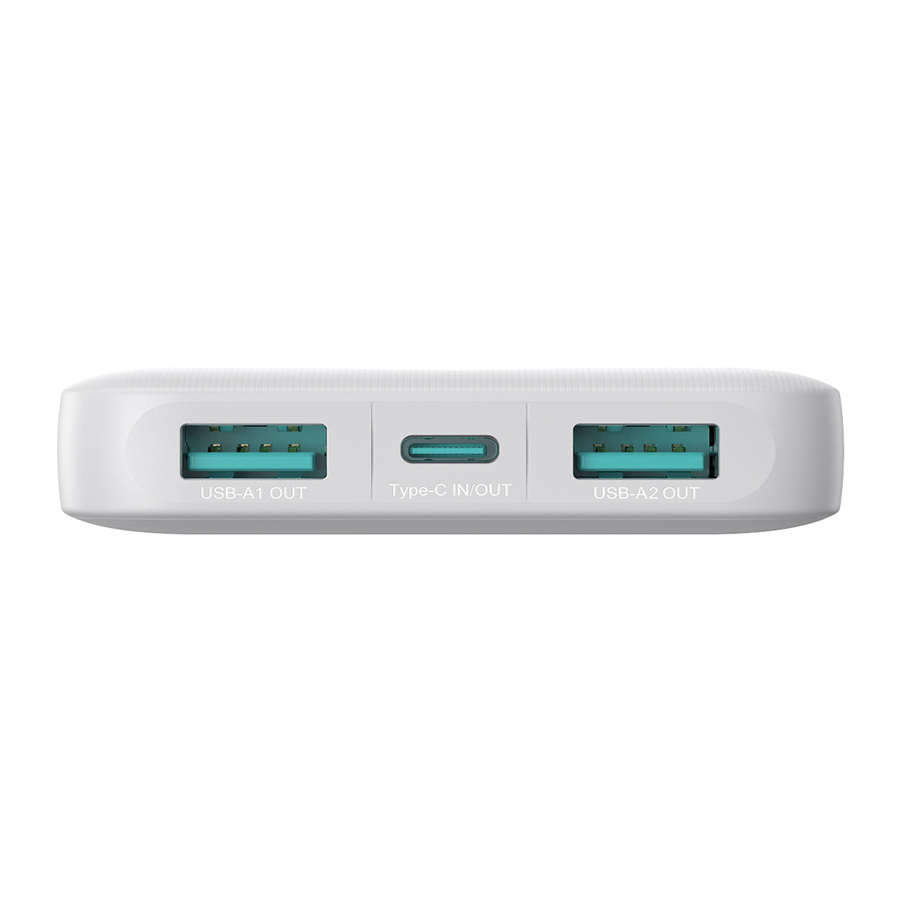 Joyroom Išorinė baterija JR-PBF12 10000mAh 2.4A 2x USB-A 1x USB-C - balta